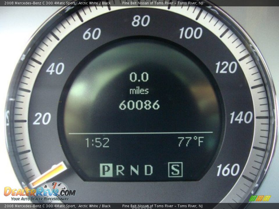2008 Mercedes-Benz C 300 4Matic Sport Arctic White / Black Photo #15