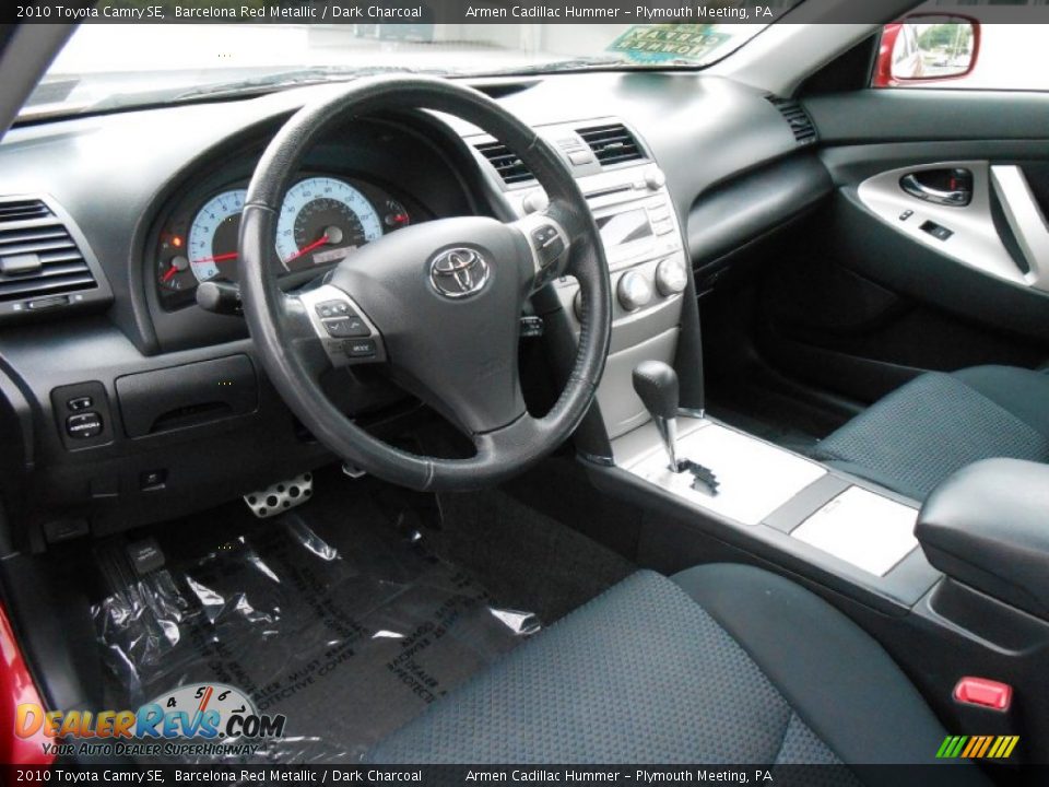 2010 Toyota Camry SE Barcelona Red Metallic / Dark Charcoal Photo #9