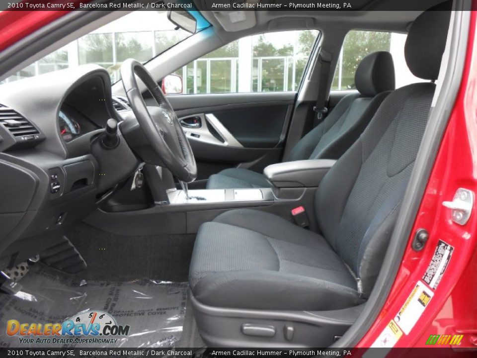 2010 Toyota Camry SE Barcelona Red Metallic / Dark Charcoal Photo #10