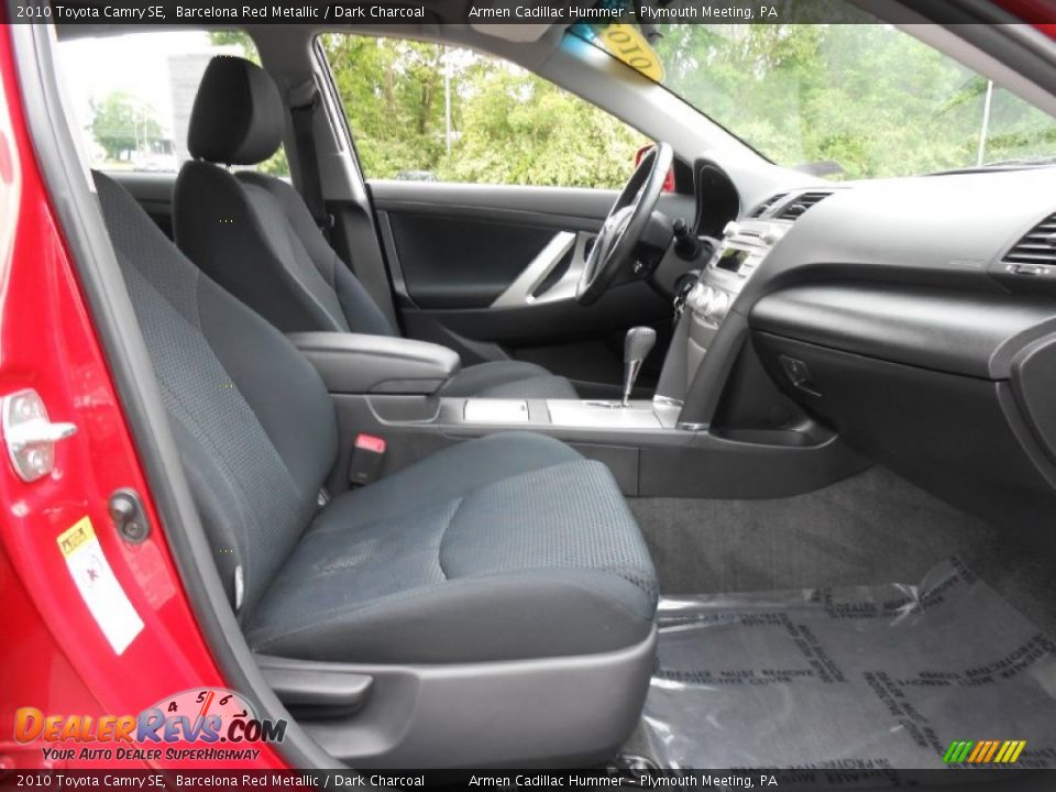 2010 Toyota Camry SE Barcelona Red Metallic / Dark Charcoal Photo #13