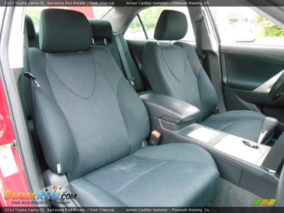 2010 Toyota Camry SE Barcelona Red Metallic / Dark Charcoal Photo #14