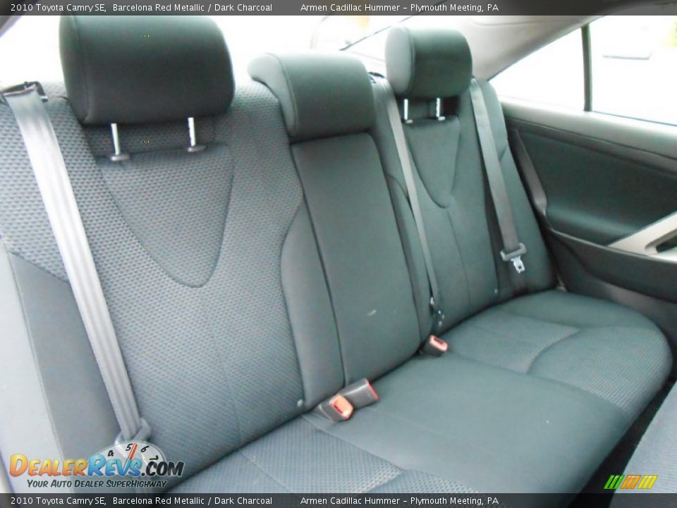 2010 Toyota Camry SE Barcelona Red Metallic / Dark Charcoal Photo #15
