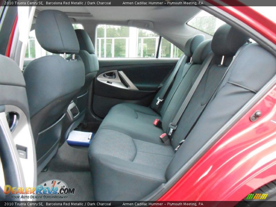 2010 Toyota Camry SE Barcelona Red Metallic / Dark Charcoal Photo #17