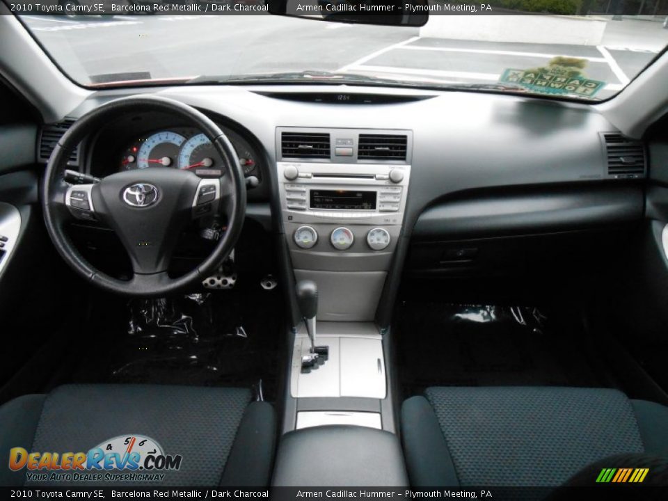 2010 Toyota Camry SE Barcelona Red Metallic / Dark Charcoal Photo #18