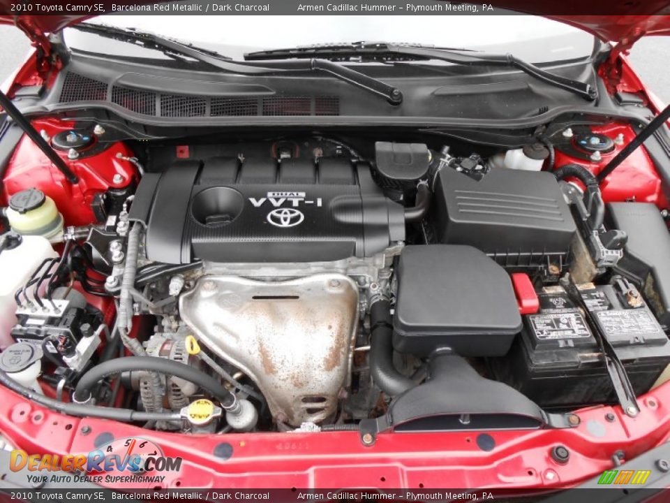 2010 Toyota Camry SE Barcelona Red Metallic / Dark Charcoal Photo #20