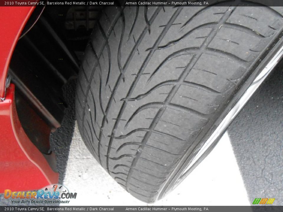 2010 Toyota Camry SE Barcelona Red Metallic / Dark Charcoal Photo #22