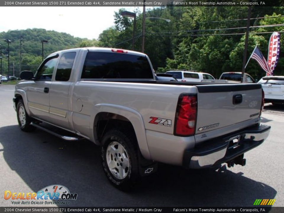 2004 Chevrolet Silverado 1500 Z71 Extended Cab 4x4 Sandstone Metallic / Medium Gray Photo #6