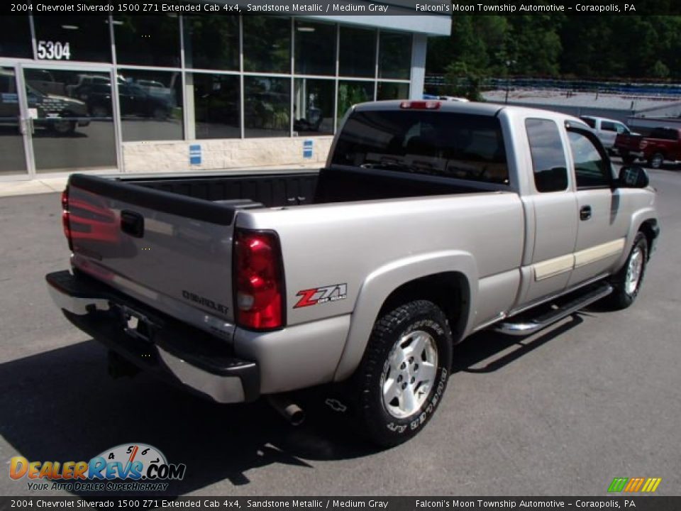 2004 Chevrolet Silverado 1500 Z71 Extended Cab 4x4 Sandstone Metallic / Medium Gray Photo #8