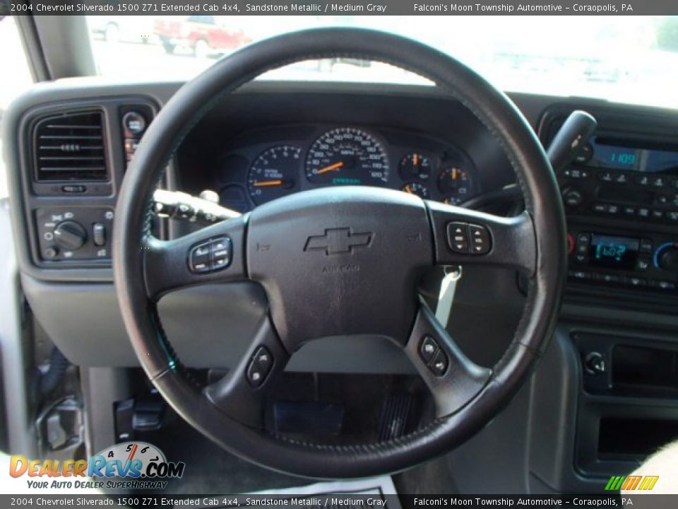 2004 Chevrolet Silverado 1500 Z71 Extended Cab 4x4 Sandstone Metallic / Medium Gray Photo #20