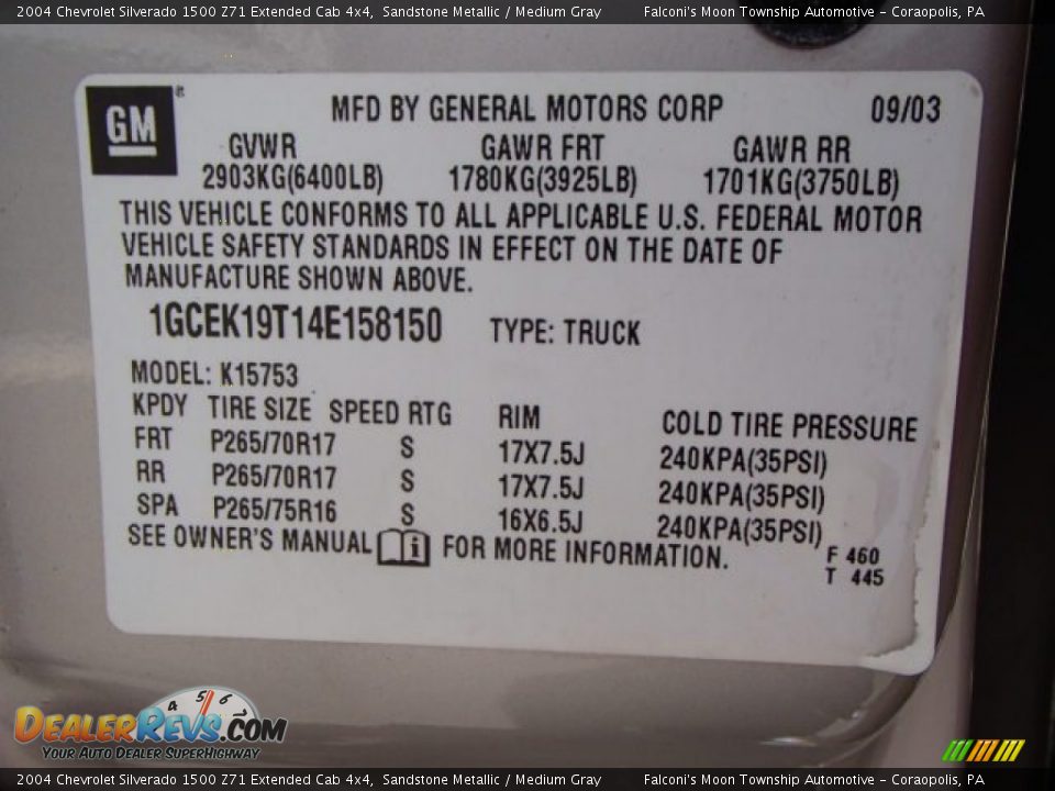 2004 Chevrolet Silverado 1500 Z71 Extended Cab 4x4 Sandstone Metallic / Medium Gray Photo #25