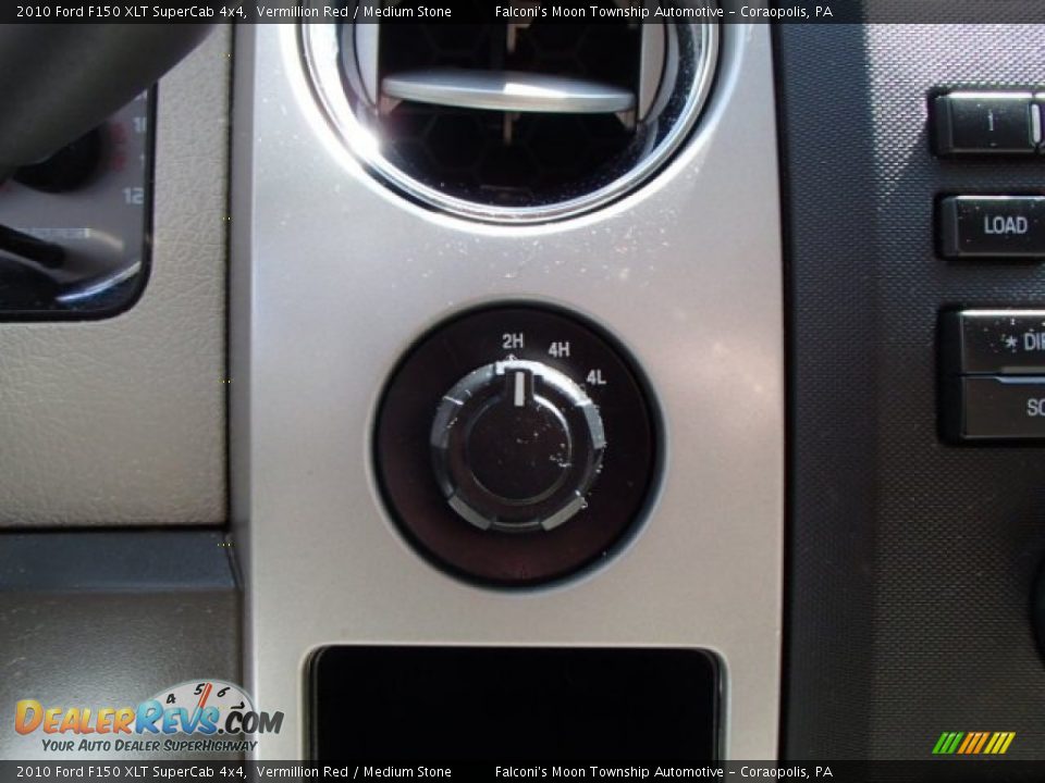 2010 Ford F150 XLT SuperCab 4x4 Vermillion Red / Medium Stone Photo #19