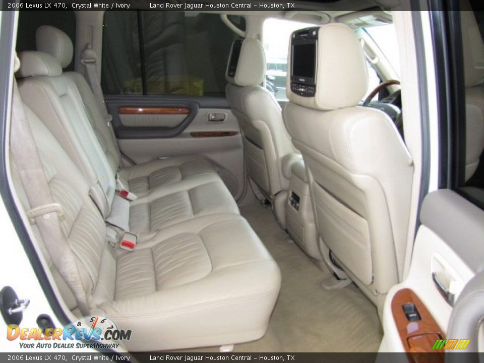 2006 Lexus LX 470 Crystal White / Ivory Photo #4