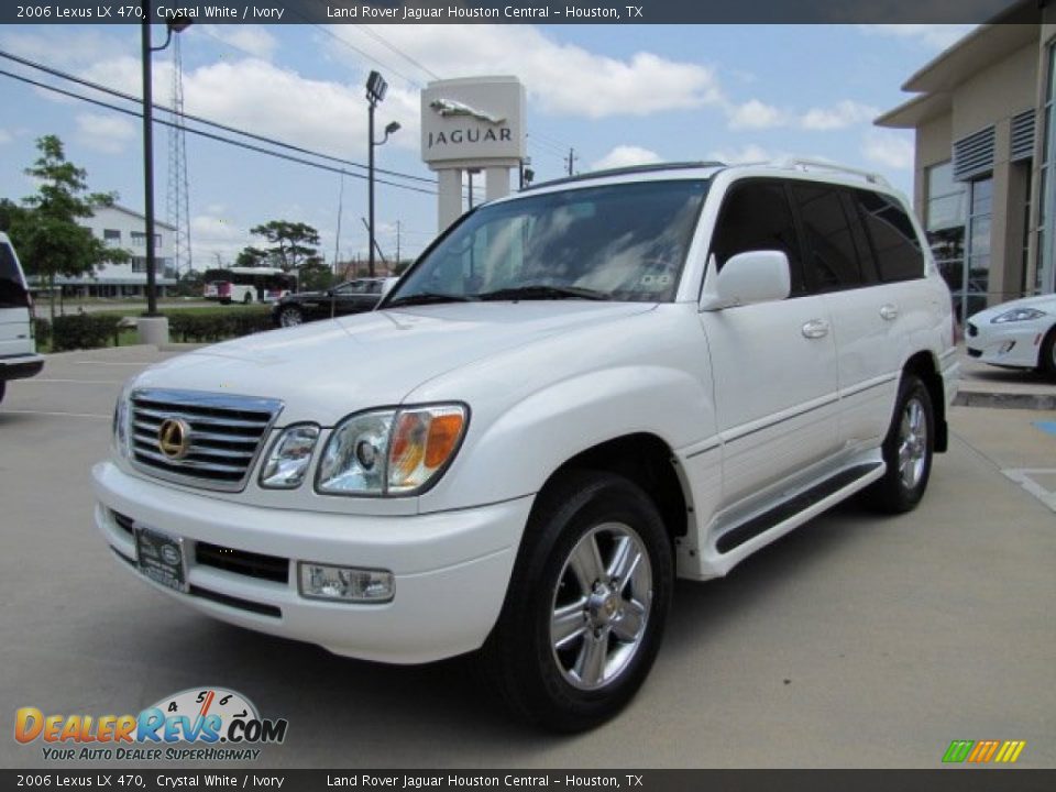 2006 Lexus LX 470 Crystal White / Ivory Photo #5