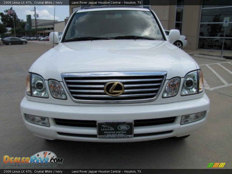 2006 Lexus LX 470 Crystal White / Ivory Photo #6
