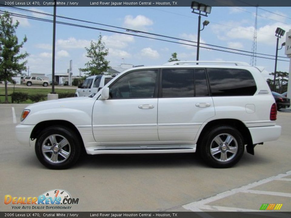 2006 Lexus LX 470 Crystal White / Ivory Photo #7