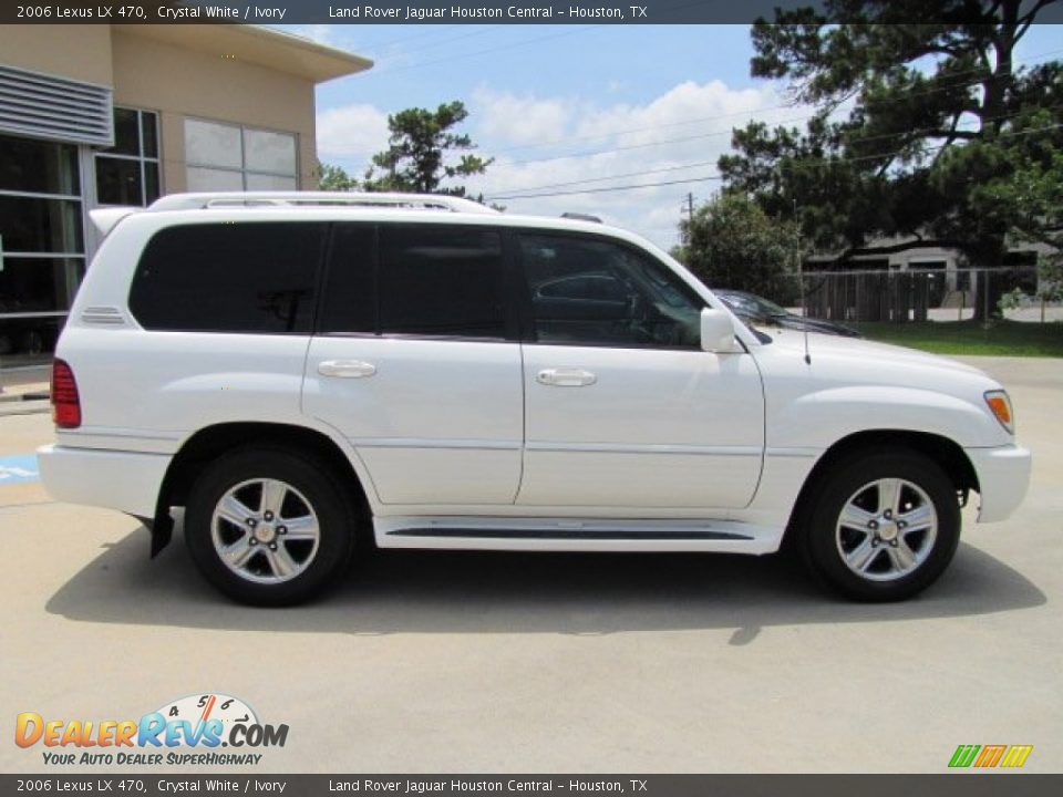 2006 Lexus LX 470 Crystal White / Ivory Photo #11