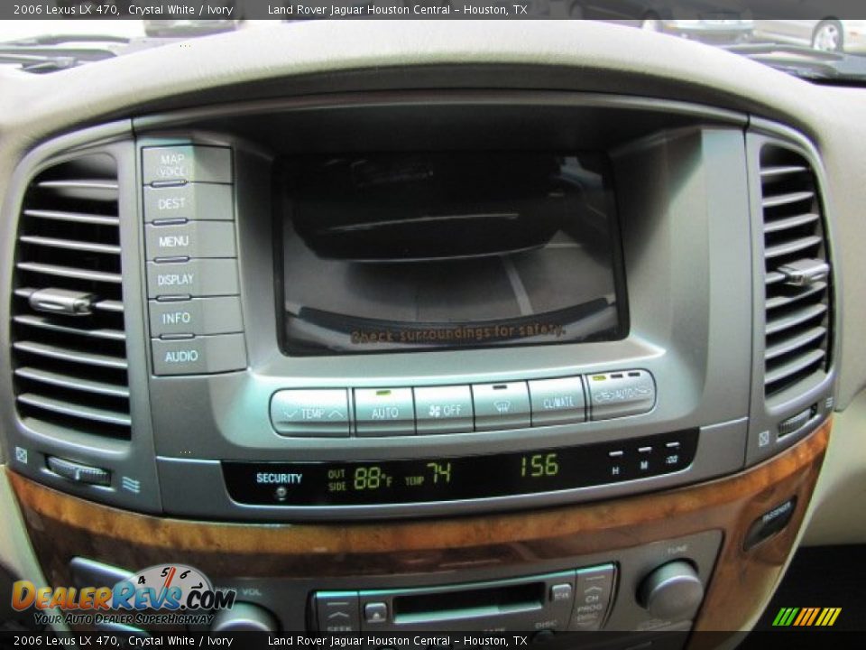 2006 Lexus LX 470 Crystal White / Ivory Photo #18