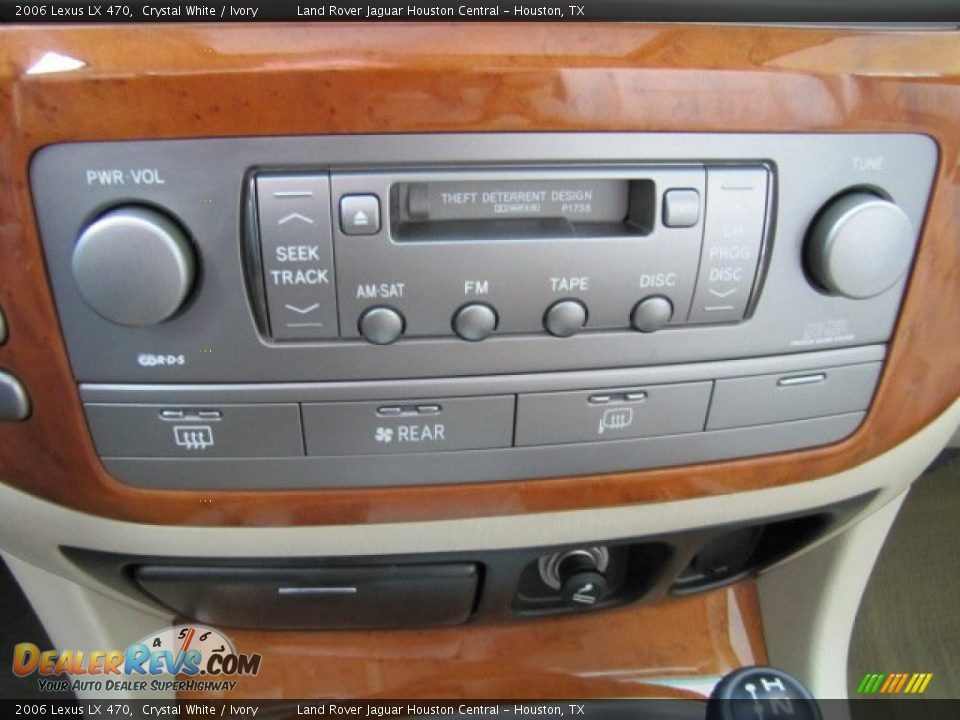 2006 Lexus LX 470 Crystal White / Ivory Photo #19
