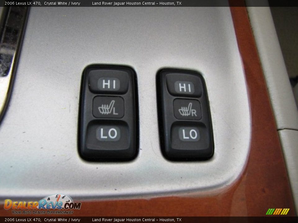 2006 Lexus LX 470 Crystal White / Ivory Photo #21