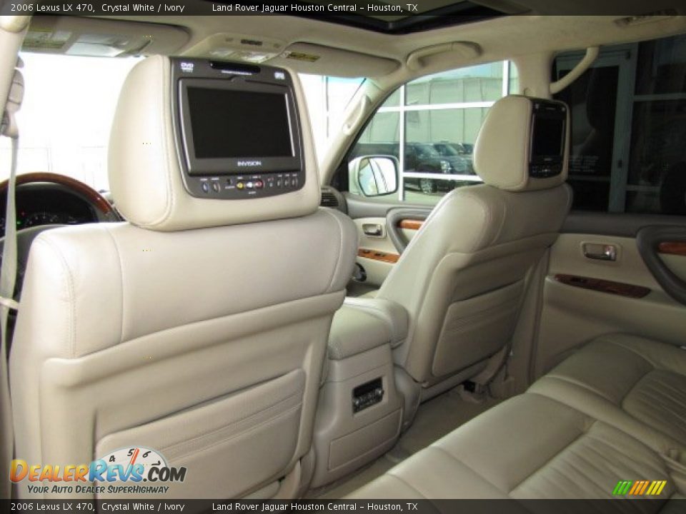 2006 Lexus LX 470 Crystal White / Ivory Photo #27