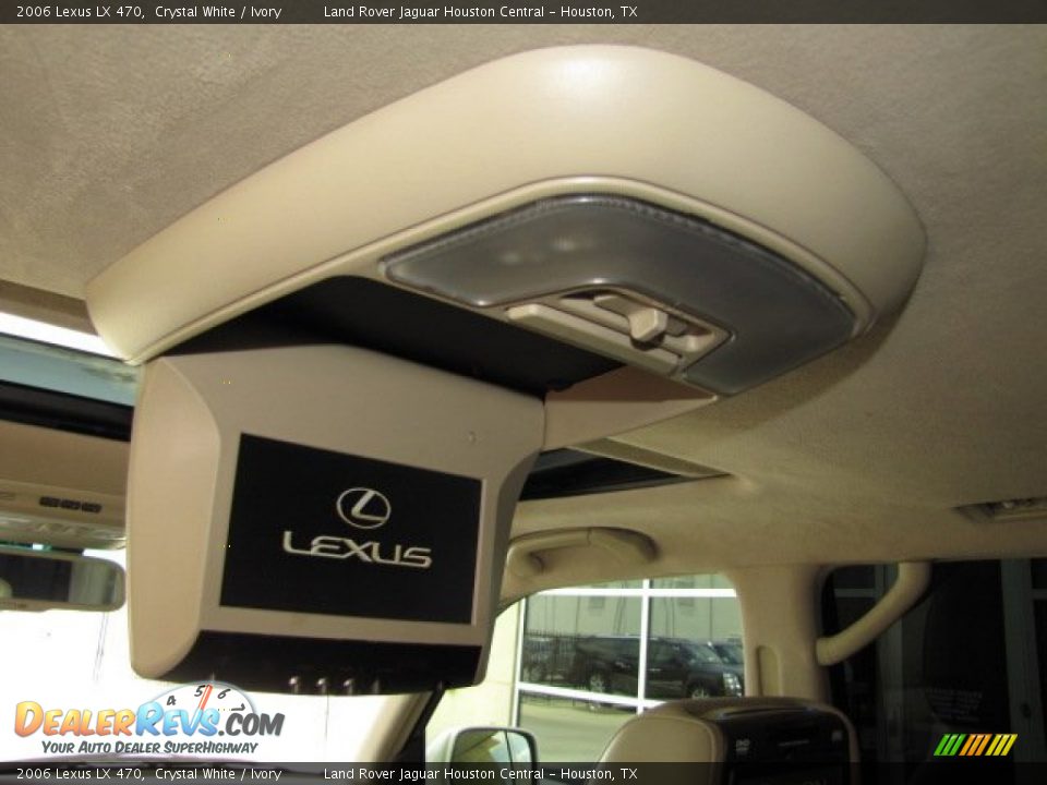 2006 Lexus LX 470 Crystal White / Ivory Photo #28