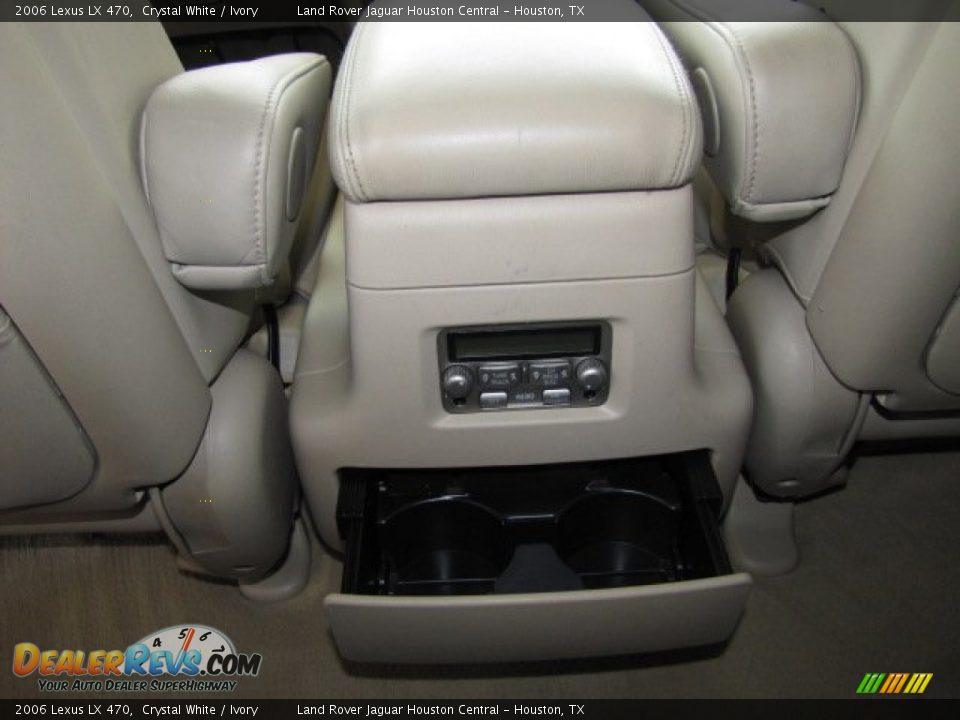 2006 Lexus LX 470 Crystal White / Ivory Photo #33