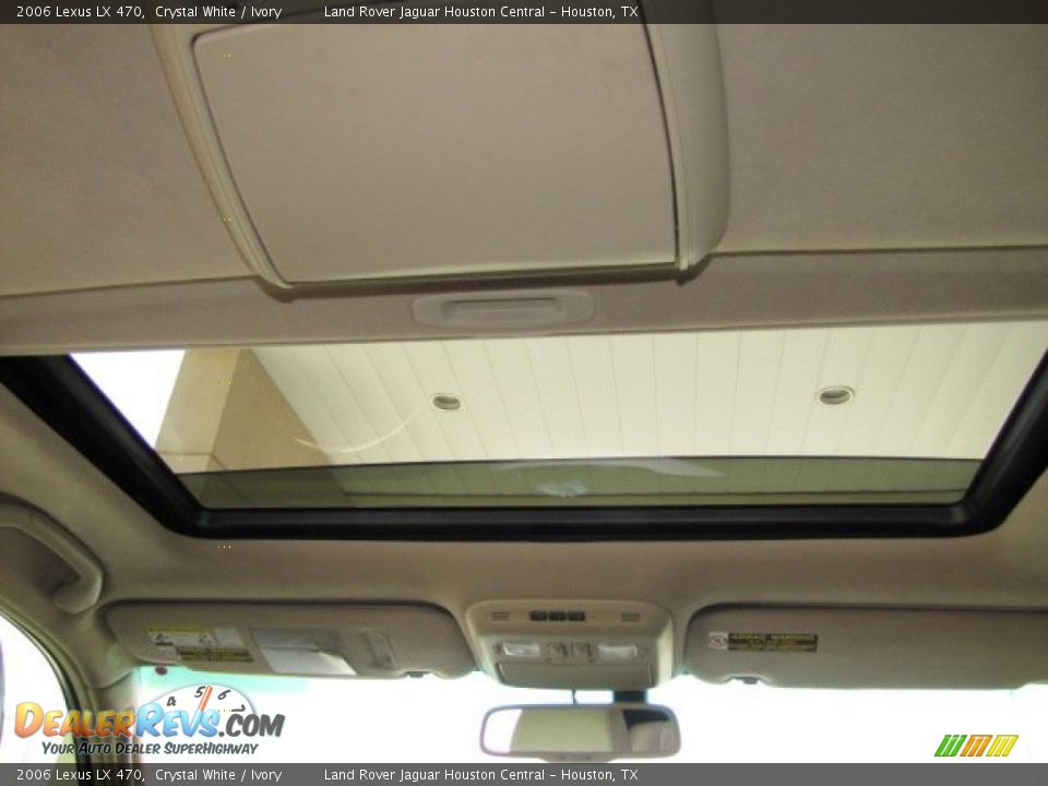 2006 Lexus LX 470 Crystal White / Ivory Photo #34