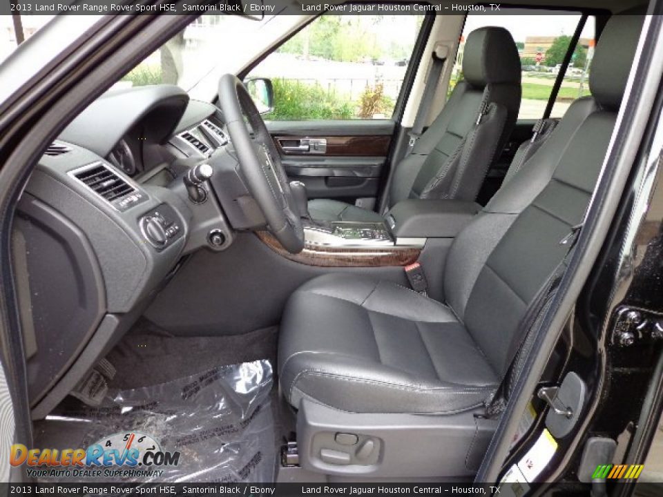 Ebony Interior - 2013 Land Rover Range Rover Sport HSE Photo #2