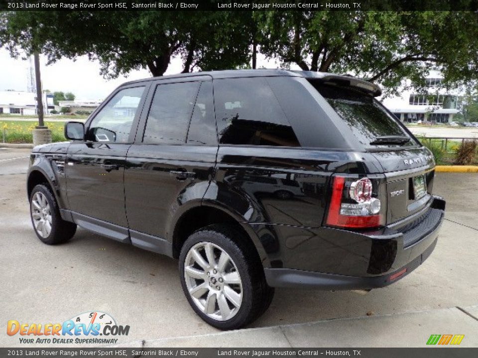 2013 Land Rover Range Rover Sport HSE Santorini Black / Ebony Photo #8