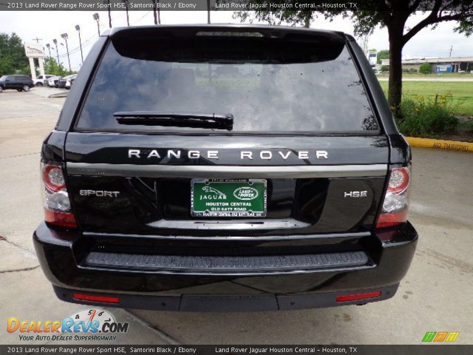 2013 Land Rover Range Rover Sport HSE Santorini Black / Ebony Photo #9