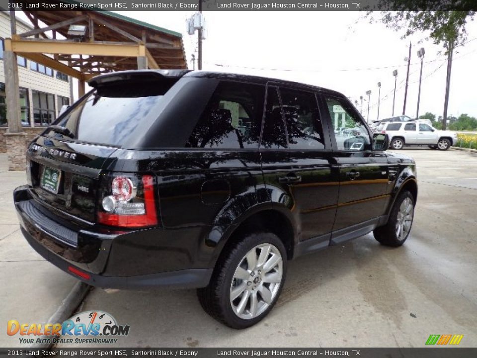 2013 Land Rover Range Rover Sport HSE Santorini Black / Ebony Photo #11