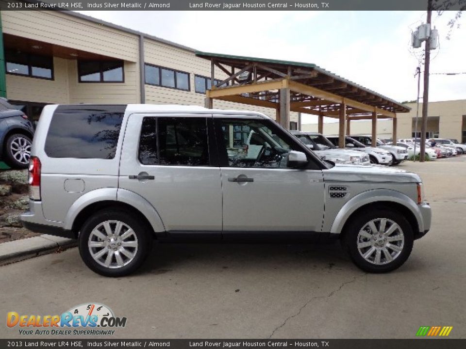2013 Land Rover LR4 HSE Indus Silver Metallic / Almond Photo #13