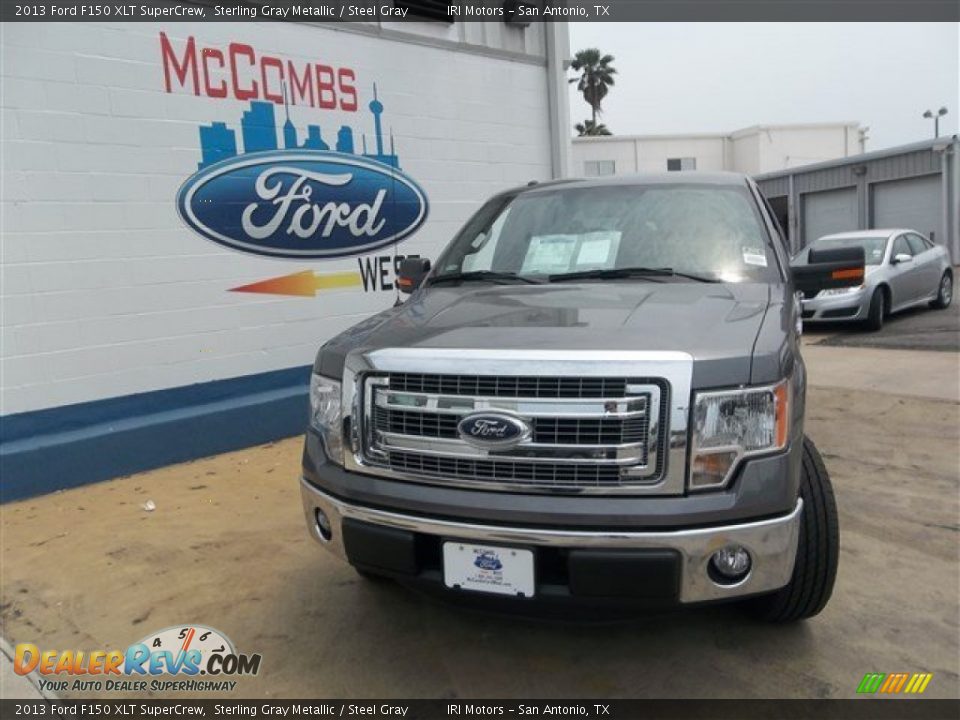 2013 Ford F150 XLT SuperCrew Sterling Gray Metallic / Steel Gray Photo #1