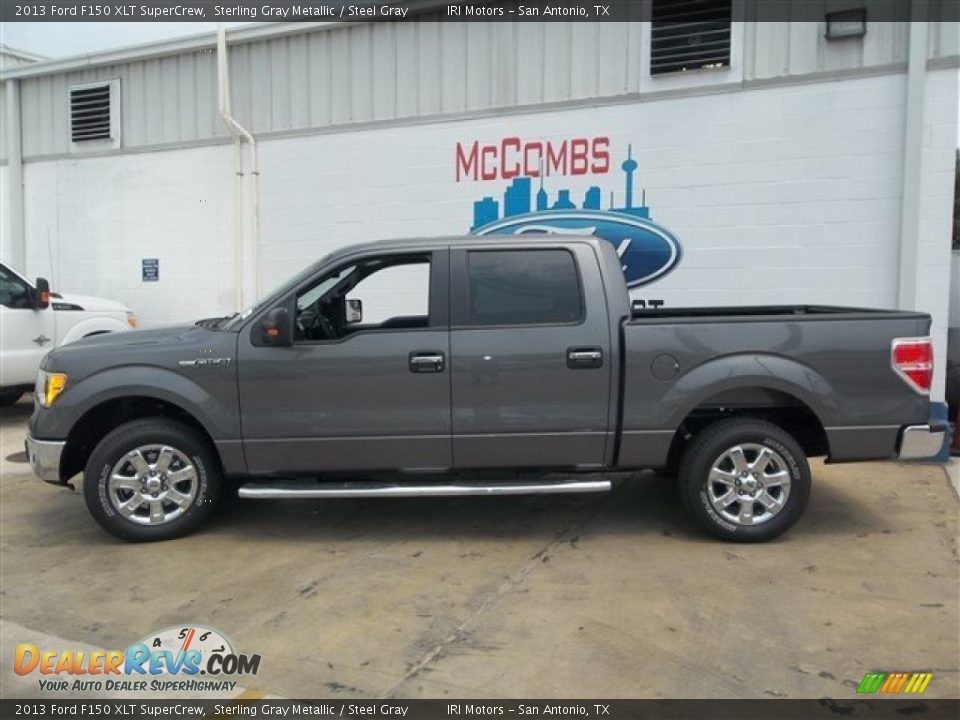 2013 Ford F150 XLT SuperCrew Sterling Gray Metallic / Steel Gray Photo #3