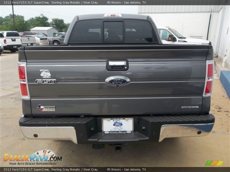 2013 Ford F150 XLT SuperCrew Sterling Gray Metallic / Steel Gray Photo #5