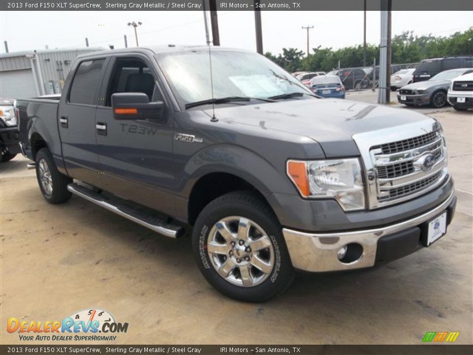 2013 Ford F150 XLT SuperCrew Sterling Gray Metallic / Steel Gray Photo #8