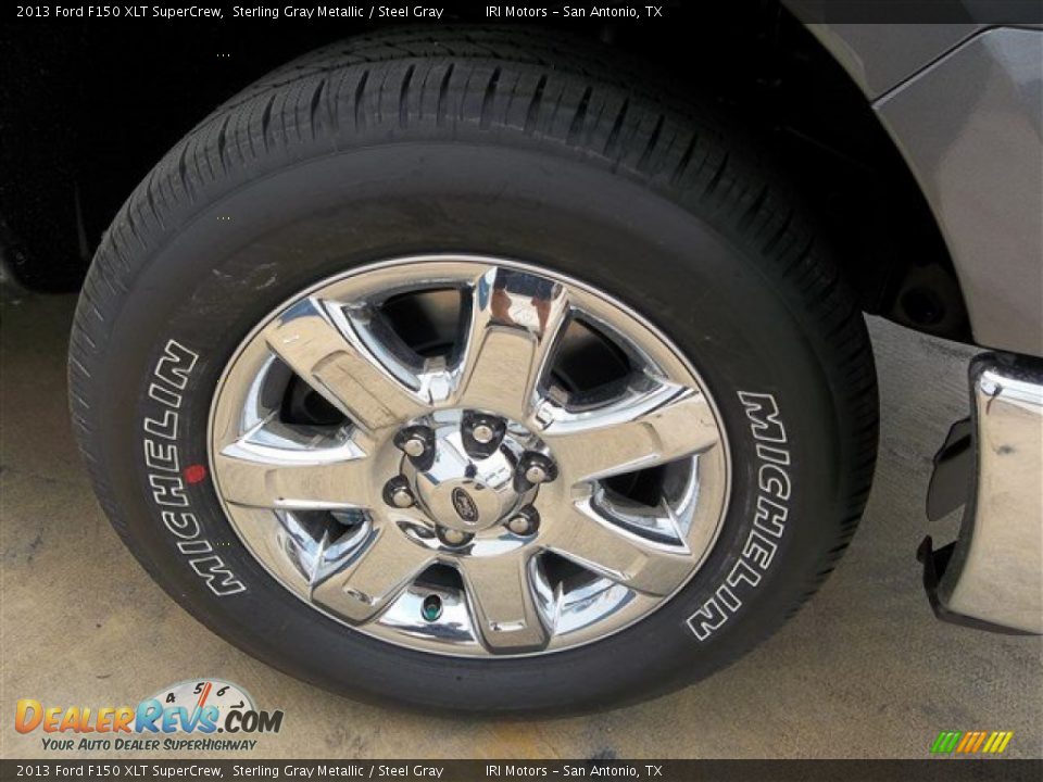 2013 Ford F150 XLT SuperCrew Sterling Gray Metallic / Steel Gray Photo #10