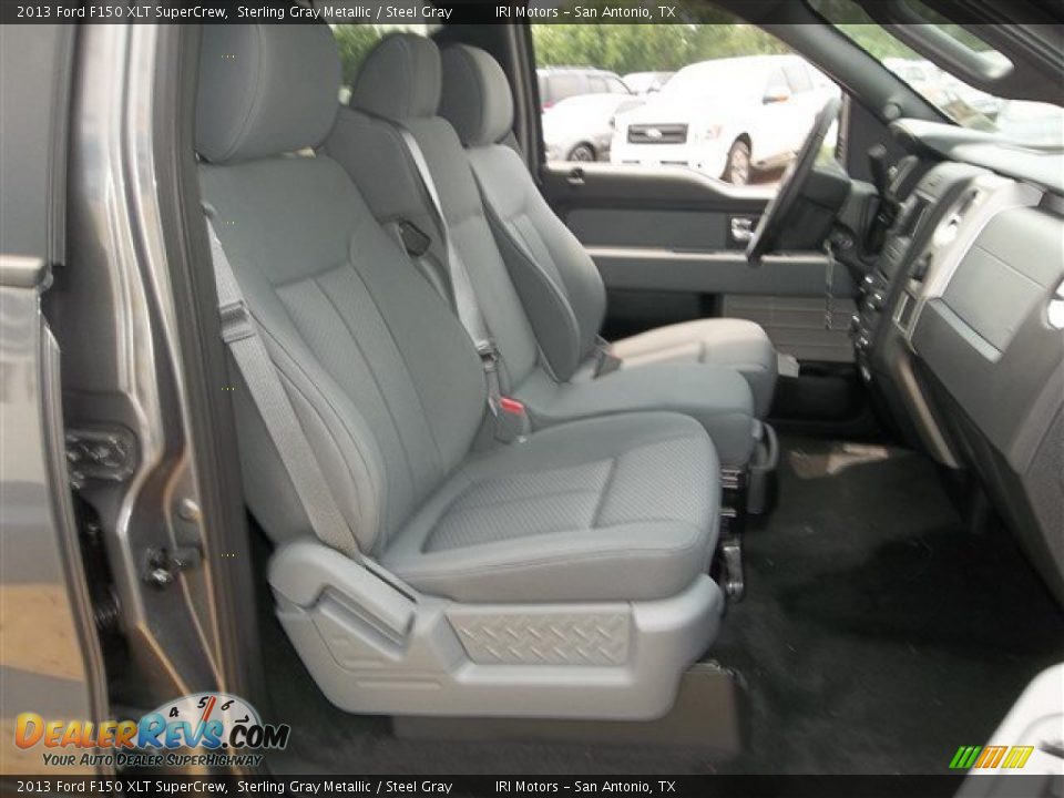 2013 Ford F150 XLT SuperCrew Sterling Gray Metallic / Steel Gray Photo #13