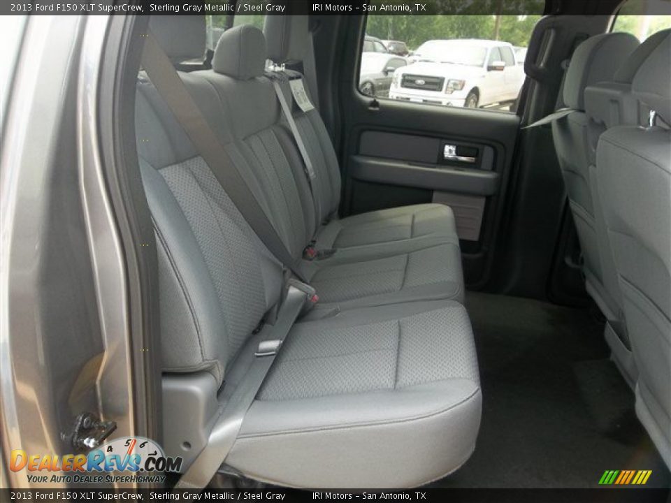 2013 Ford F150 XLT SuperCrew Sterling Gray Metallic / Steel Gray Photo #15