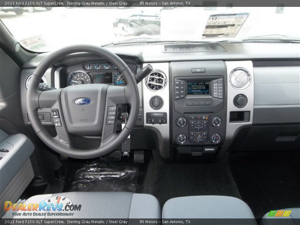 2013 Ford F150 XLT SuperCrew Sterling Gray Metallic / Steel Gray Photo #16