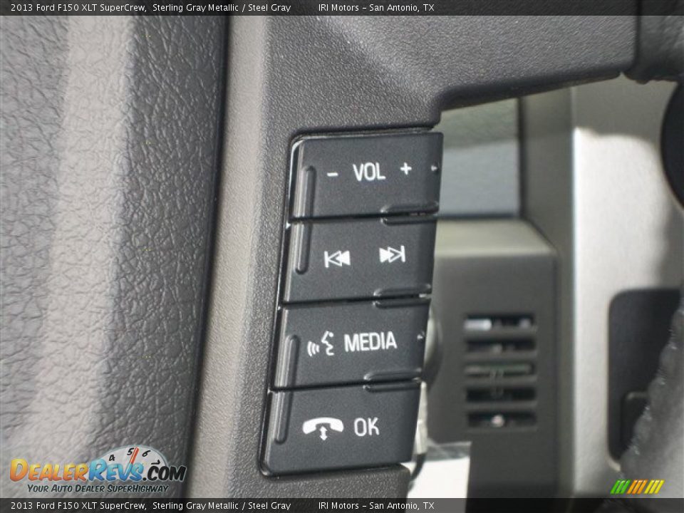 2013 Ford F150 XLT SuperCrew Sterling Gray Metallic / Steel Gray Photo #19
