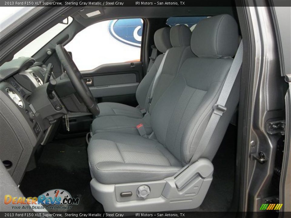 2013 Ford F150 XLT SuperCrew Sterling Gray Metallic / Steel Gray Photo #22