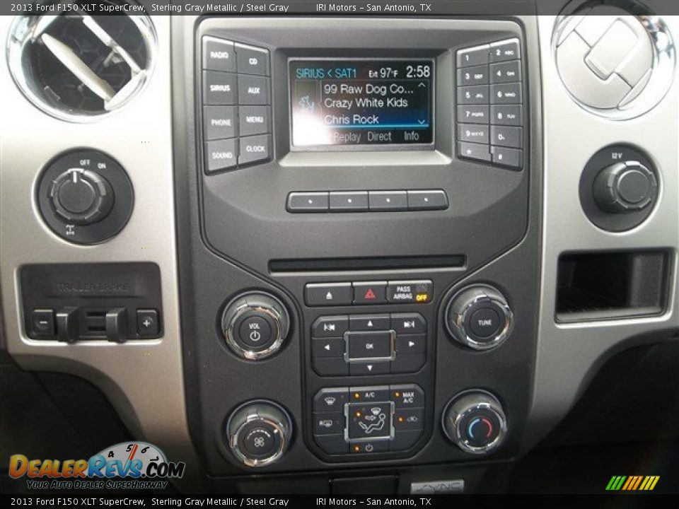 2013 Ford F150 XLT SuperCrew Sterling Gray Metallic / Steel Gray Photo #25