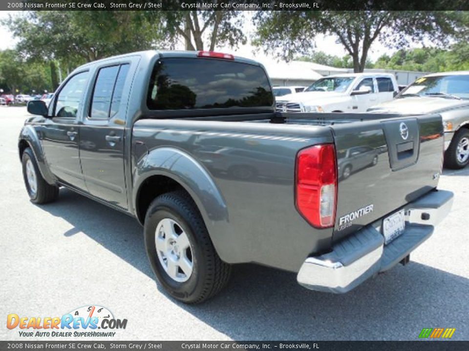 2008 Nissan Frontier SE Crew Cab Storm Grey / Steel Photo #3