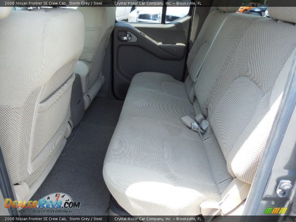 2008 Nissan Frontier SE Crew Cab Storm Grey / Steel Photo #5