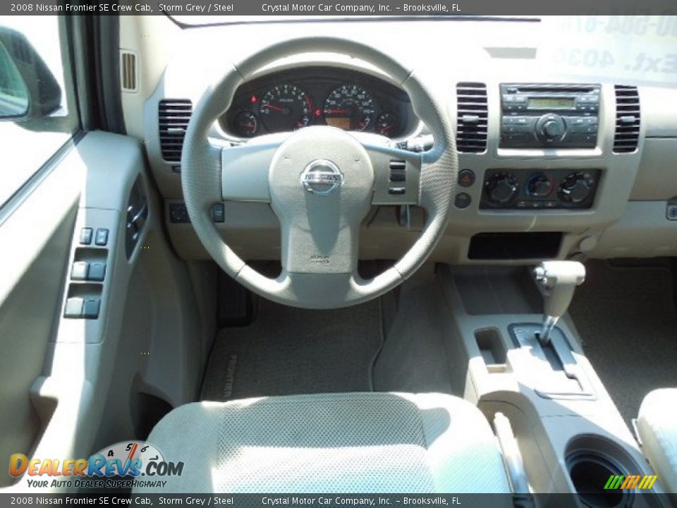2008 Nissan Frontier SE Crew Cab Storm Grey / Steel Photo #6