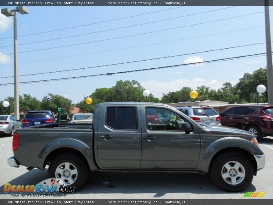 2008 Nissan Frontier SE Crew Cab Storm Grey / Steel Photo #9