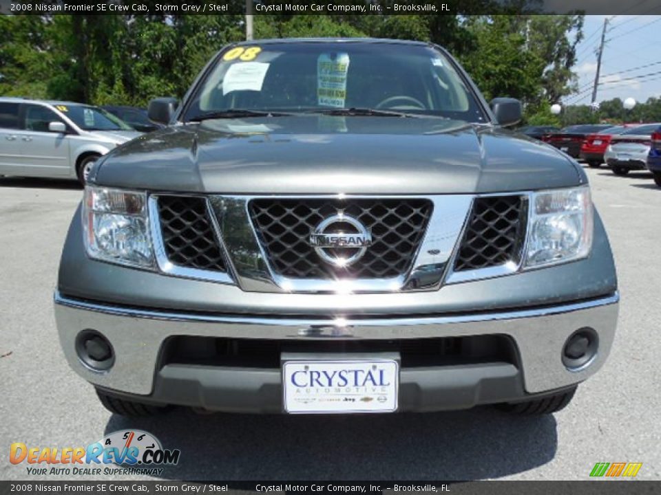 2008 Nissan Frontier SE Crew Cab Storm Grey / Steel Photo #13