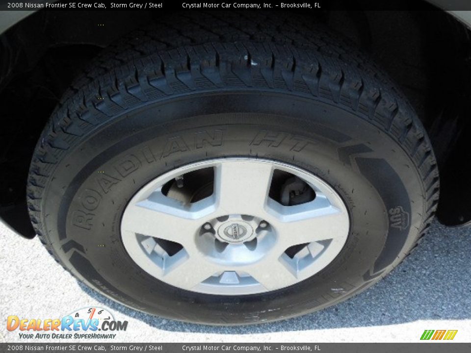 2008 Nissan Frontier SE Crew Cab Storm Grey / Steel Photo #14