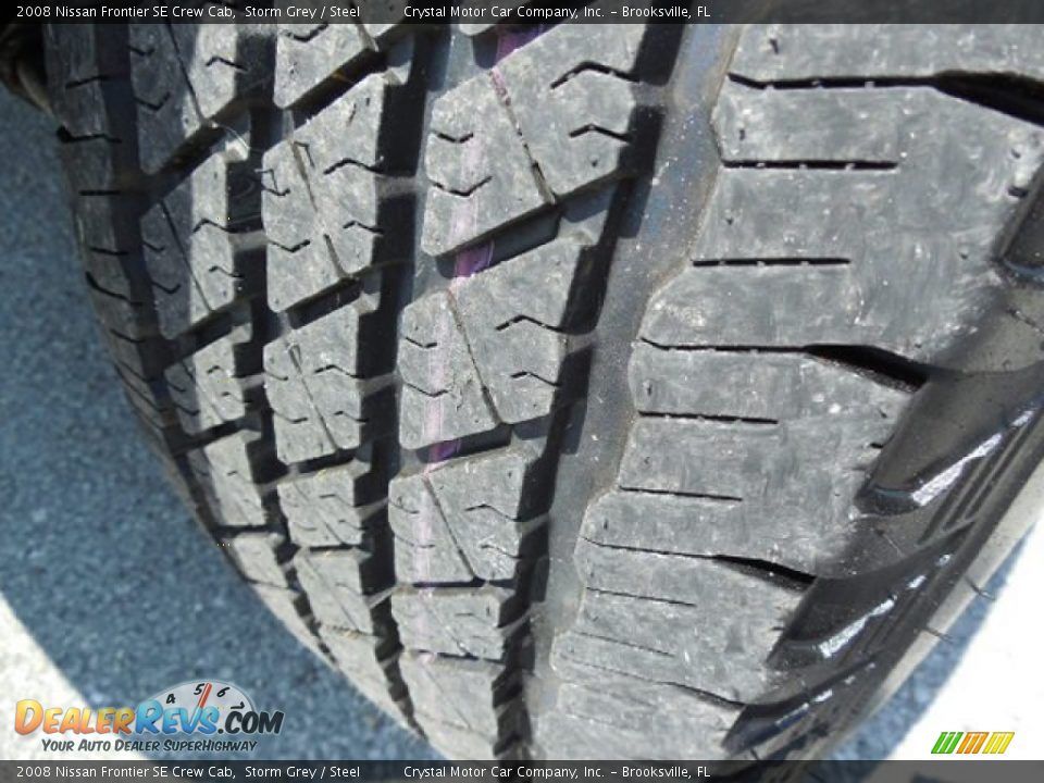 2008 Nissan Frontier SE Crew Cab Storm Grey / Steel Photo #15